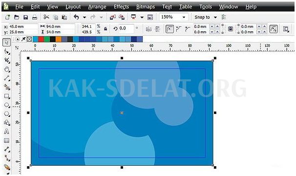 Как сделать визитку в кореле coreldraw