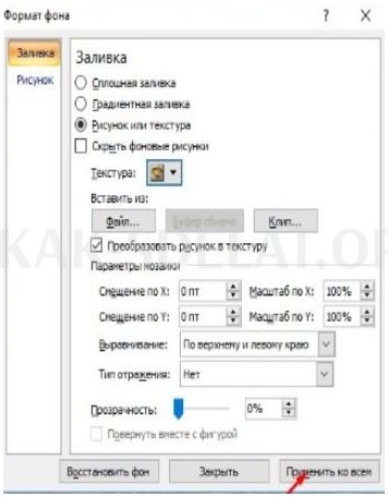 Как сделать картинку в повер поинт фоном