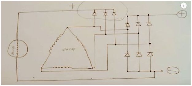 Как сделать возбуждение генератора через лампочку