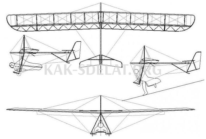 Как сделать дельтаплан в домашних условиях
