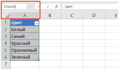 Как сделать список в одной ячейке excel