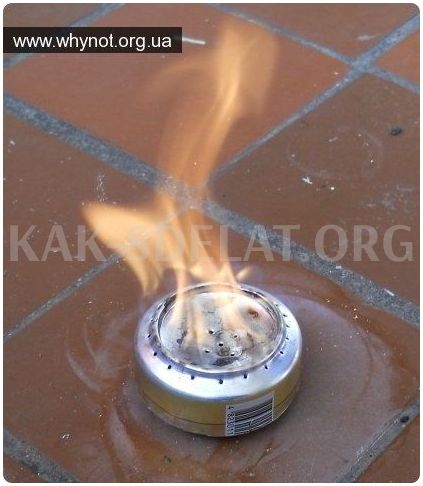 Как сделать горелку из жестяной банки