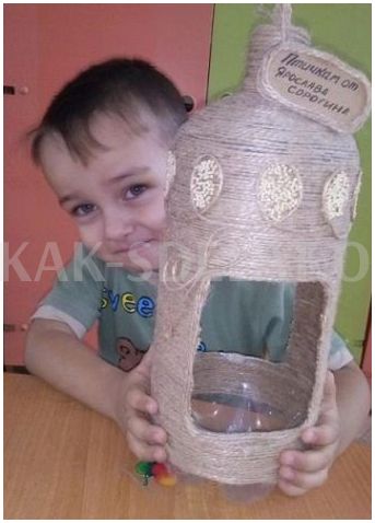 Как сделать кормушку из бутылки пластиковой