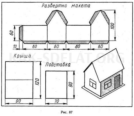 Как сделать квартиру из бумаги