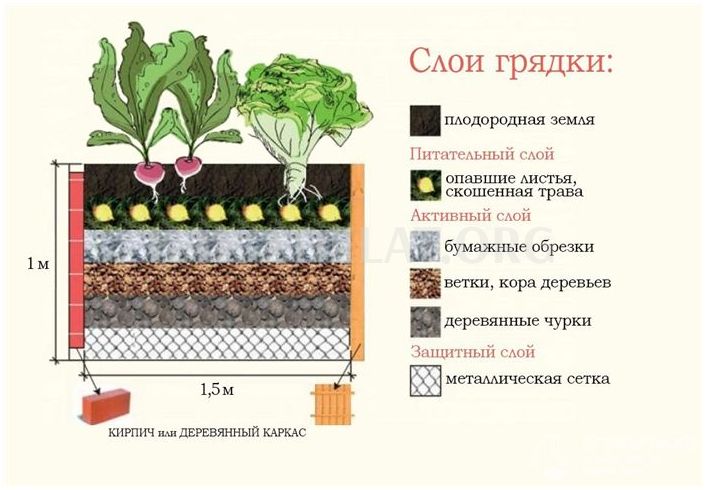 Как сделать высокую грядку из досок