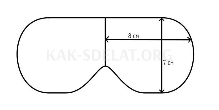 Как сделать маску для сна своими руками