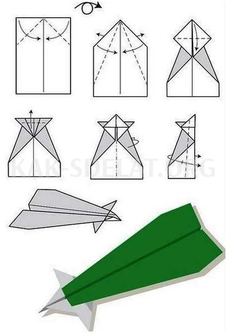 Как сделать ястреба из бумаги