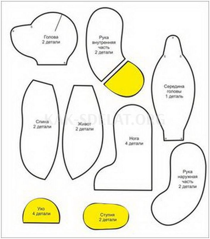 Как сделать мягкую игрушку своими руками