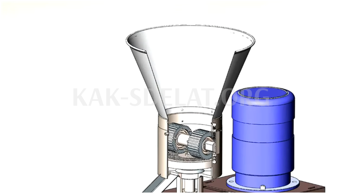 Как сделать гранулятор из мясорубки