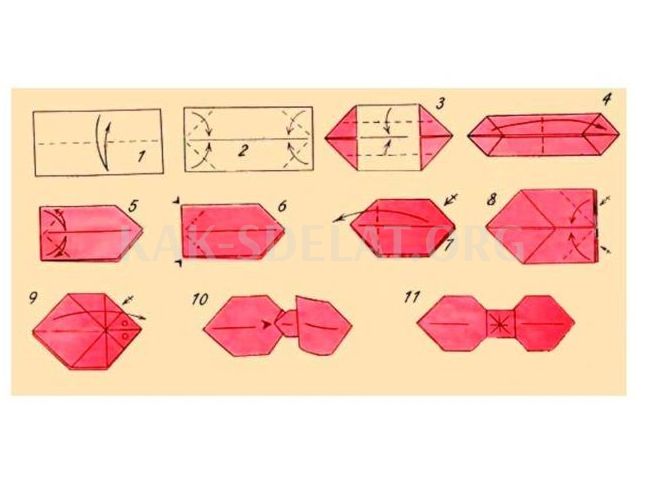Как сделать подарочный бант из бумаги