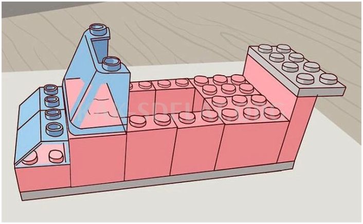 Как сделать из лего обычную машину