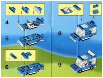 Как сделать из лего обычную машину