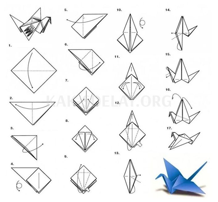 Как сделать оригами из а4 листа