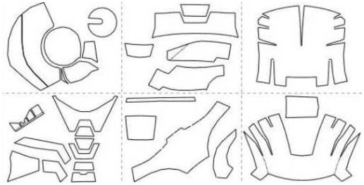 Как сделать шлем из картона железного человека