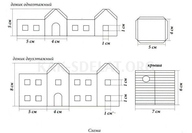 Как сделать макет дома своими руками