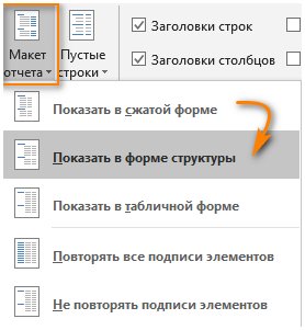 Как сделать сводную таблицу в ворде