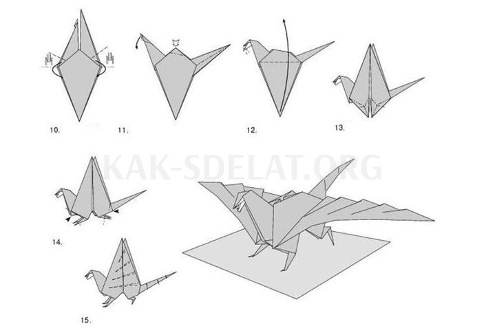 Как сделать популярного дракона из бумаги