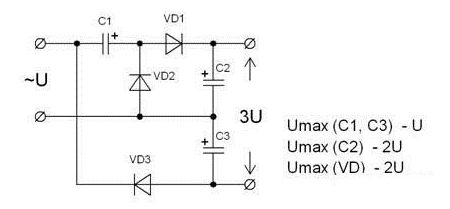 Как сделать умножитель напряжения